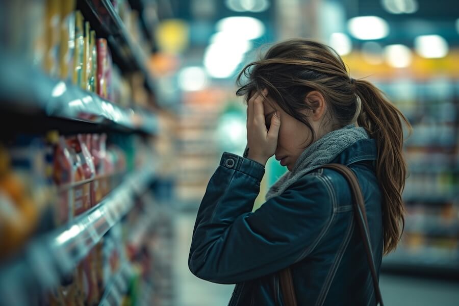 peur irrationnelle dans un supermarché, hypnothérapeute Cavaillon